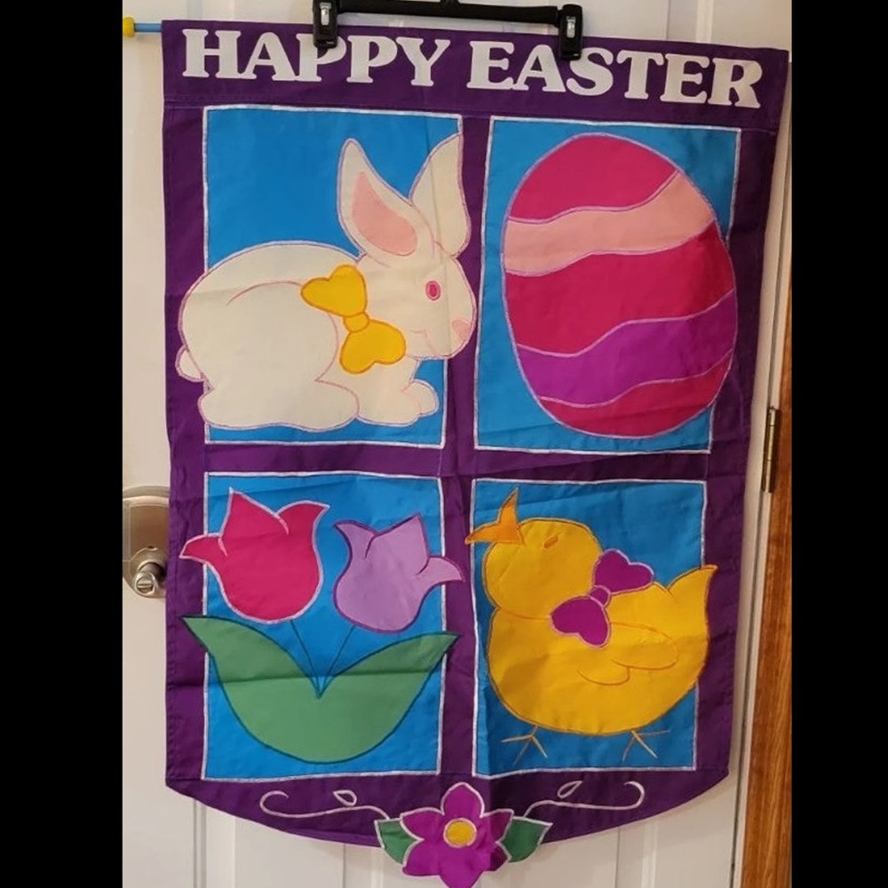 Happy Easter Large House Flag